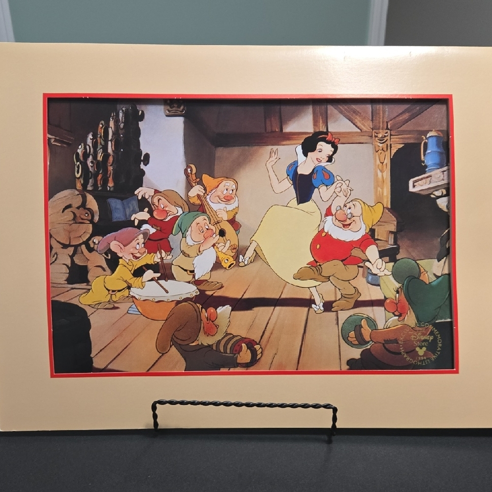 Snow White and the Seven Dwarfs  Exclusive Commemorative Lithograph 1994